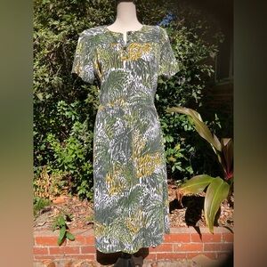 Darian animal print vintage unique dress